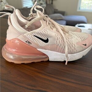 Nike Women's Air Max 270 in Light Pink and Black